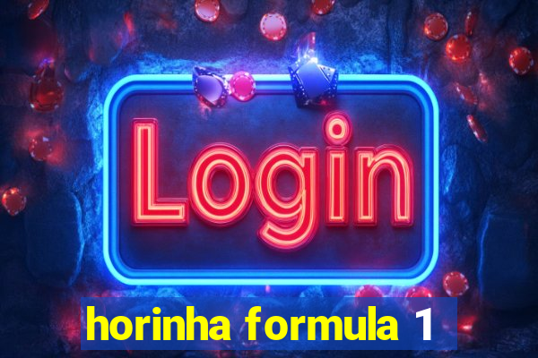 horinha formula 1